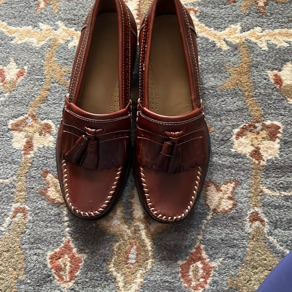 Men's Brown Tassel Loafers. New never worn.